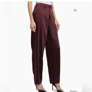 NWT Good American Satin Trouser